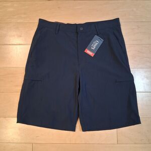 NWT Chaps by Ralph Lauren Performance Cargo Shorts Mens 32x9 Navy Blue Stretch